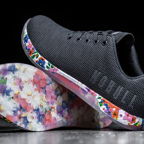 Womens Nobull Black Daisy Trainers 